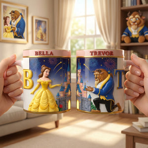 Couple Alphabet Accent Mug Set - Personalized Gifts For Couple 06kiqn160126-Homacus