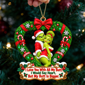Furry Naughty Couples Acrylic Ornament - Personalized Christmas Gifts For Couples 07ohdt011026-Homacus