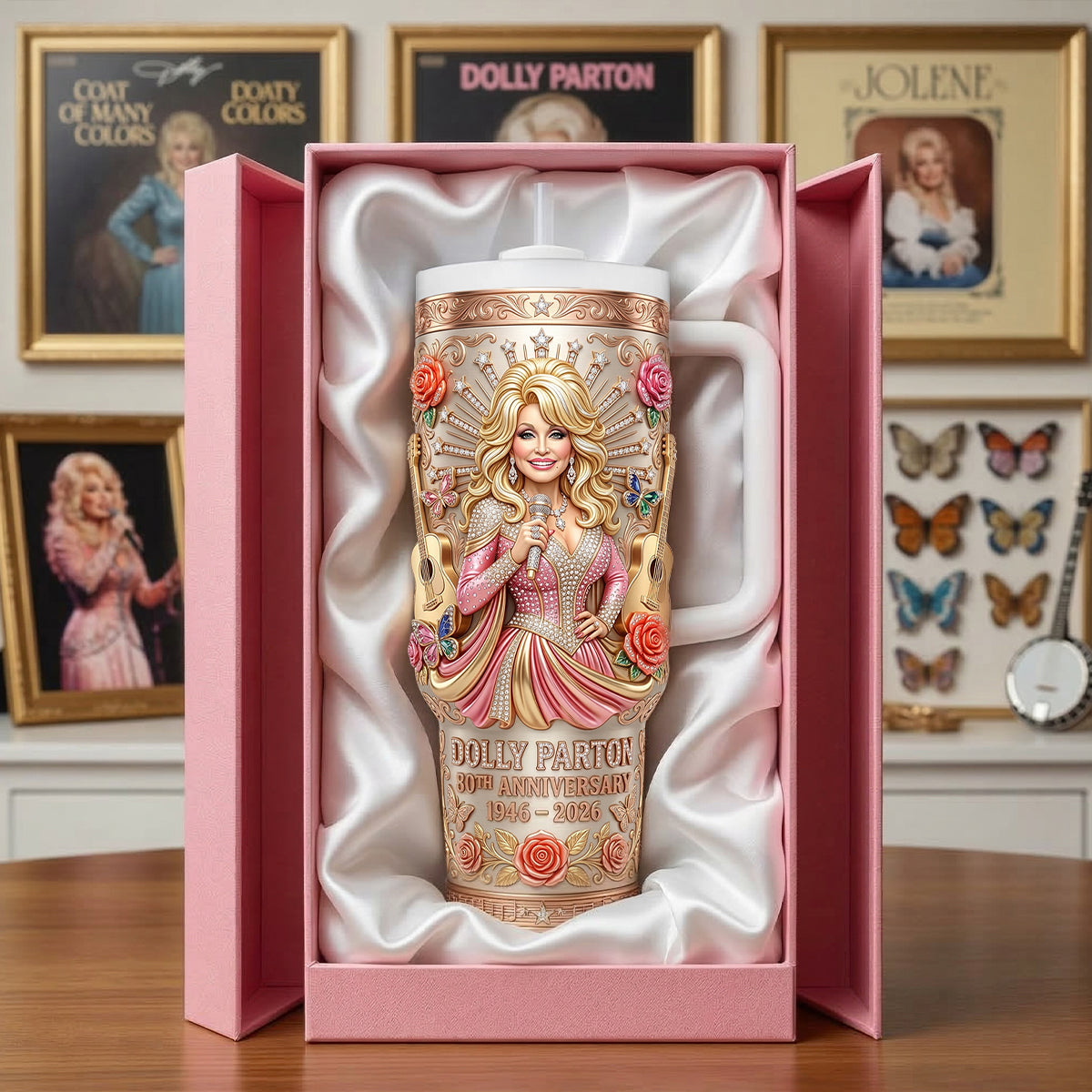 80 Years of Country Queen - Vintage Music Legend Tumbler, Personalized Gift 02NATN170326-Homacus