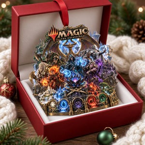 Spellcaster Christmas Ornament - Personalized Gifts For Game Lovers 05nalu180926