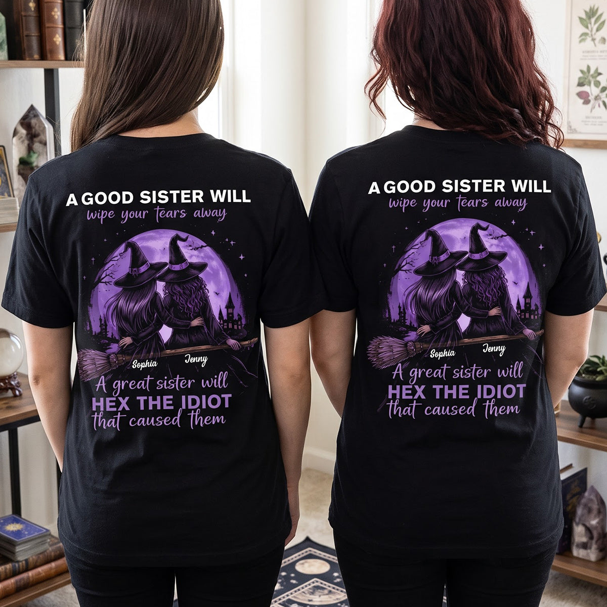 Witchy Gang 2D Shirt - Personalized Gifts For Witch Sisters 03qhtn290726-Homacus