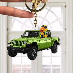 Happy Ducks Keychain - Personalized Gifts For Off-road Lovers 02qhqn281224-Homacus