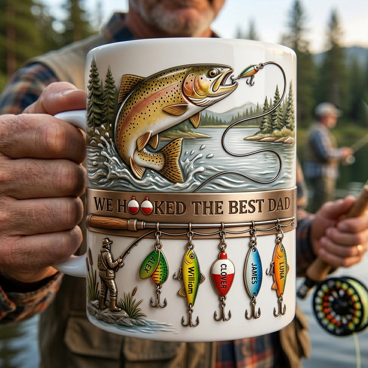 Fishing Best Dad Coffee Mug - Personalized Gifts For Father 02palu090426-Homacus