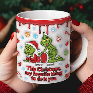Naughty Green Couple Coffee Mug - Personalized Gifts For Couple 04naqn300925-Homacus