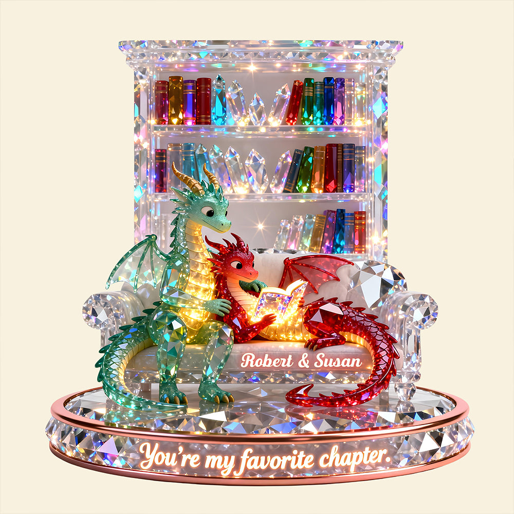 Couple Reading Light Box Personalized Gifts For Couple 03OHDT111225-Homacus