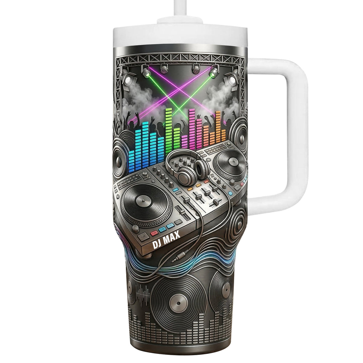 DJ Controller 40oz Tumbler - Personalized Gifts For Music Lovers 05naqn170326-Homacus
