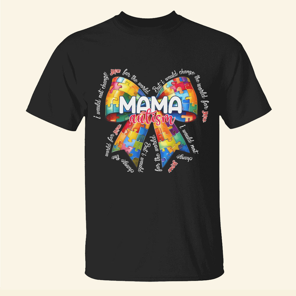 Personalized Gifts For Autism Awareness Mama Shirt 02XQMH190325-Homacus