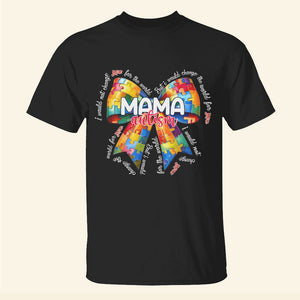 Personalized Gifts For Autism Awareness Mama Shirt 02XQMH190325-Homacus