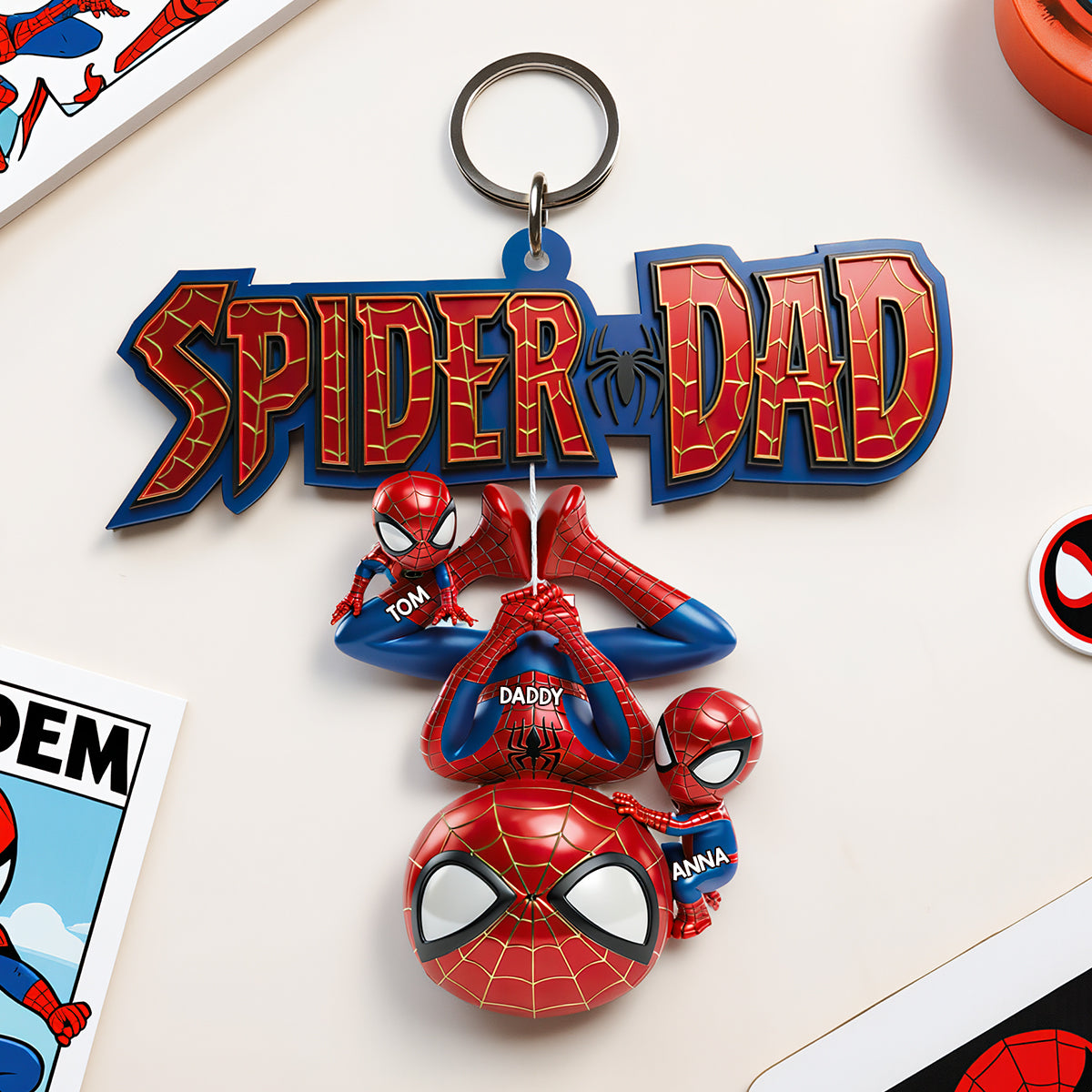 Dad Acrylic Keychain - Personalized Gifts For Father's Day 04ohdt220526-Homacus