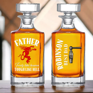 Drinking Loving Dad Whiskey Bottle - Personalized Gifts For Dad 04qhqn020425-Homacus