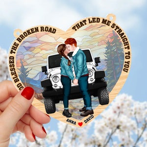 Personalized Gifts For Couple Suncatcher Ornament 02ohtn210624pa-Homacus