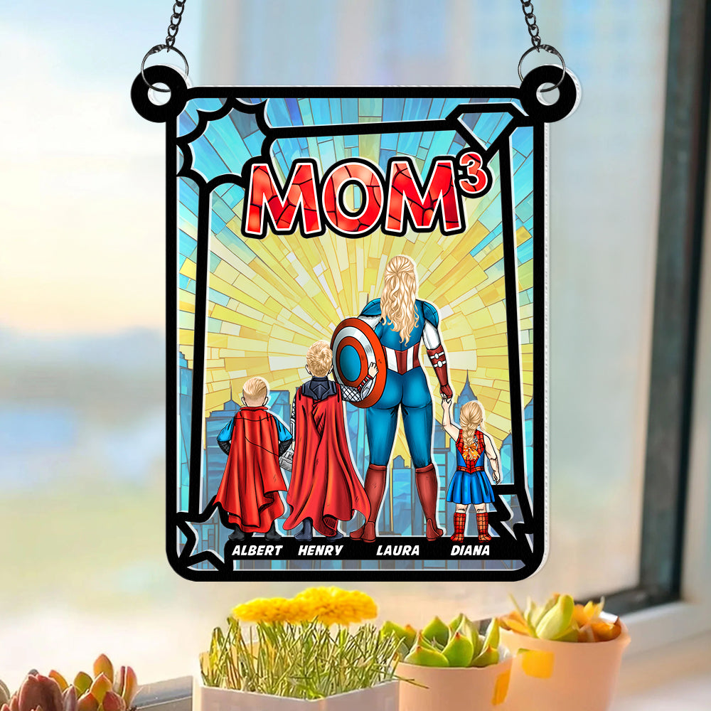 Personalized Gifts For Mom Suncatcher, Mom Exponents 03qhqn130225pa-Homacus