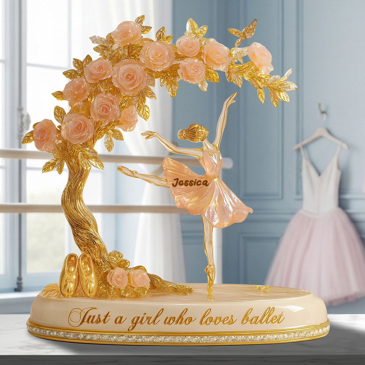 Dreamy Ballet Girl Acrylic Plaque - Personalized Gifts For Ballerina 03QHLU080725-Homacus