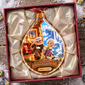 You Are My Greatest Adventure Christmas Ornament - Personalized Gifts For Couple 04hata131026-Homacus