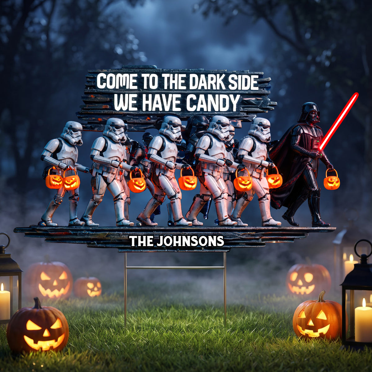 Trick Or Treat Squad Yard Sign - Personalized Halloween Decor 04qhqn030826-Homacus