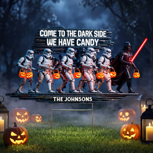 Trick Or Treat Squad Yard Sign - Personalized Halloween Decor 04qhqn030826-Homacus