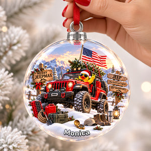 Adventure Wheels Christmas Ornament - Personalized Christmas Gifts For Off-Road Lovers 02qhdh021026