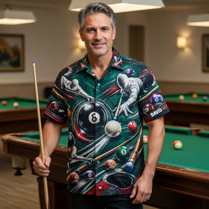 Billiards Hawaiian Shirt - Personalized Gifts 01NAQN090626