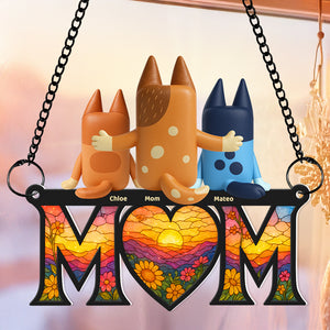 Dog Mom Suncatcher Ornament Gifts For Mom 03NADT180425-Homacus