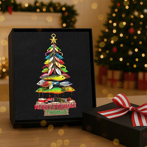 Personalized Gifts For Christmas, Fishing Lures Custom Shape Acrylic Ornament 01huta181025-Homacus