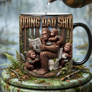 Funny Squatch Dad Magic Coffee Mug - Personalized Gifts For Dad 02tyta060526-Homacus