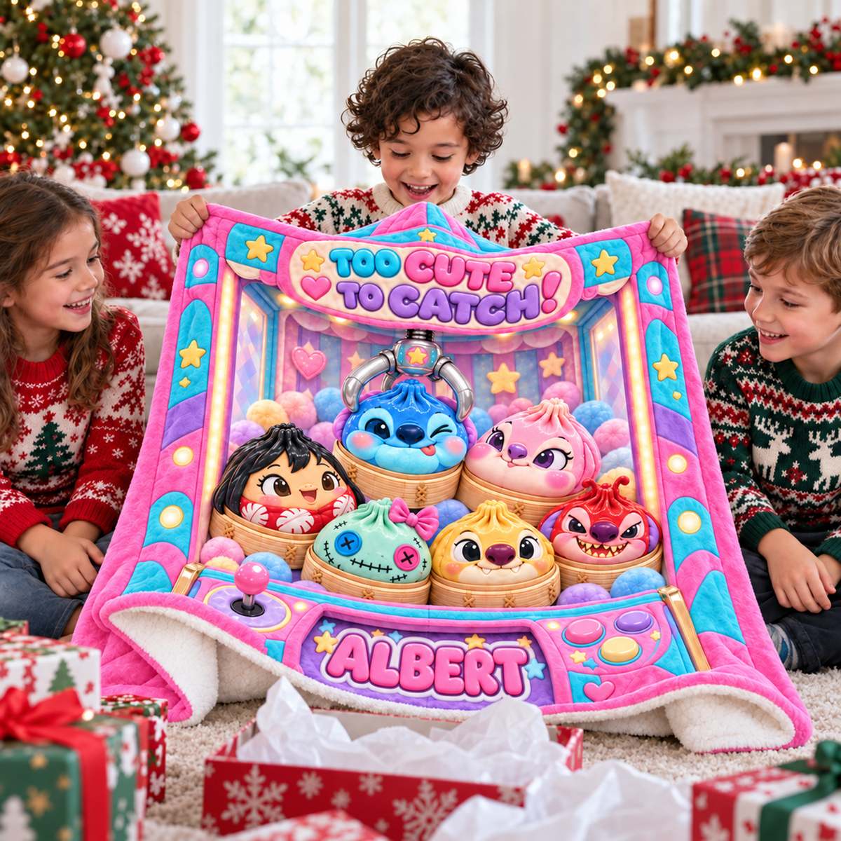 Too Cute To Catch! Hood Blanket - Personalized Christmas Gifts For Kids 01haqn191026-Homacus