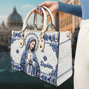 Ave Maria Leather Bag Personalized Gifts For Catholic 02NAQN100725-Homacus