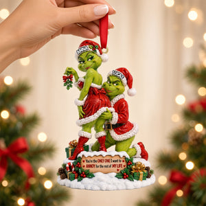 Cheeky Duo Christmas Ornament - Personalized Gifts For Couple 07natn280926-Homacus