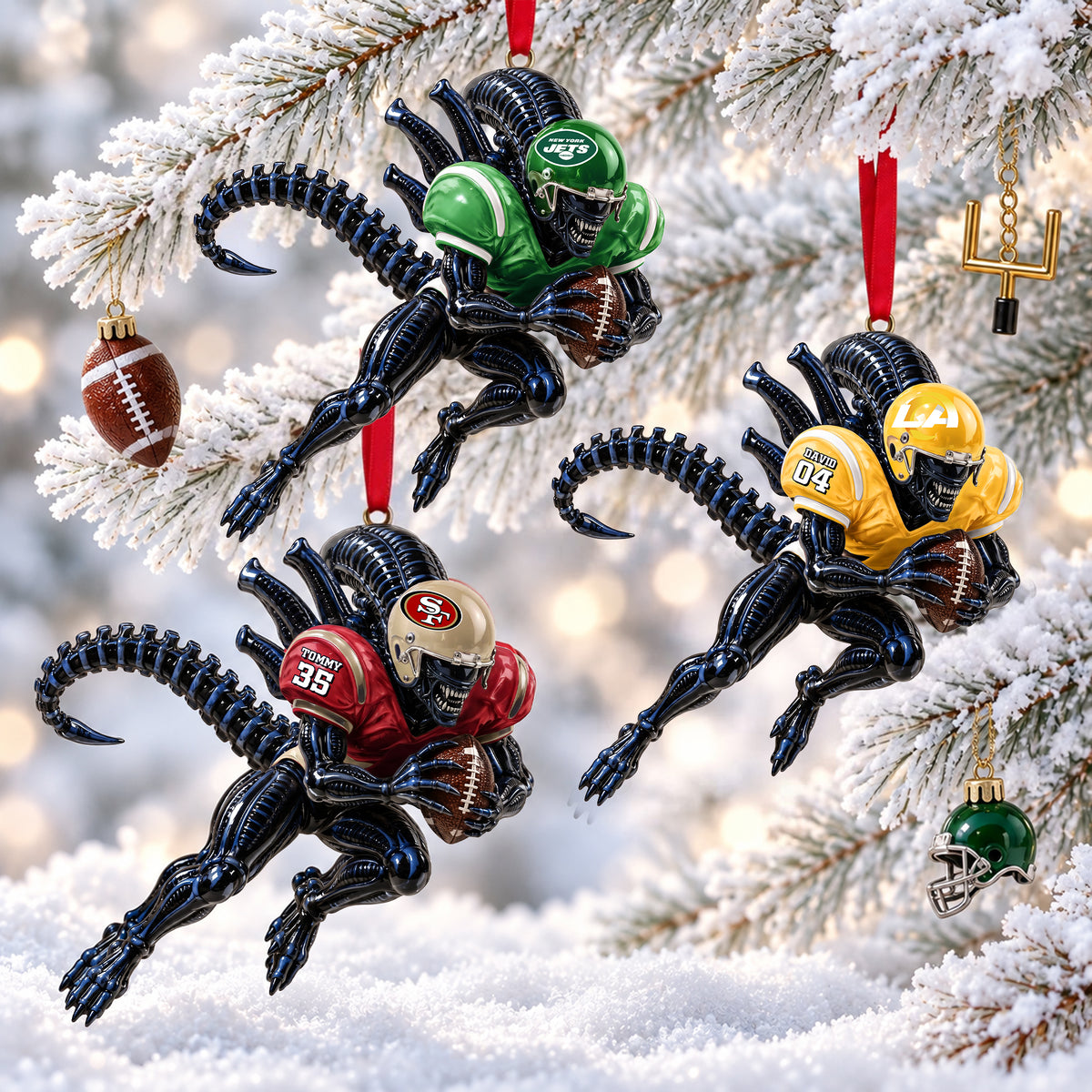 Fierce Dominator Acrylic Ornament - Personalized Gifts For Sport Lovers 06QHLU201026-Homacus