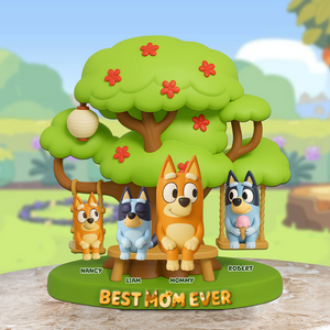 Personalized Gifts For Mom Plaque Best Mom Ever 05OHPU080425-Homacus