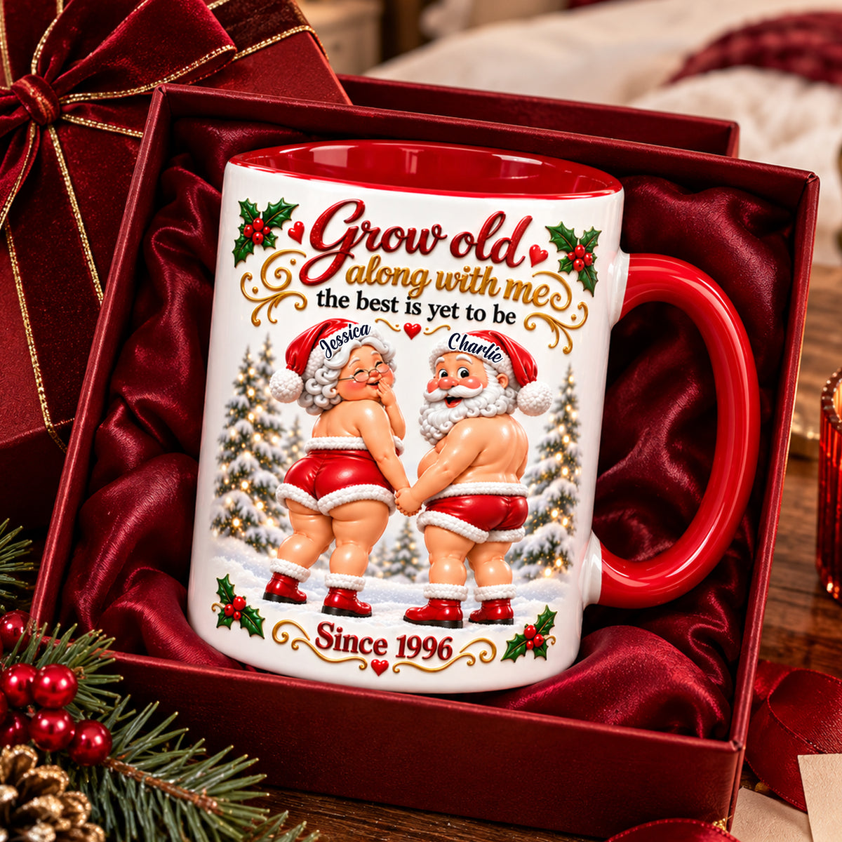 Santa Old Couple Accent Mug - Personalized Christmas Gifts For Couple 04nalu201026-Homacus