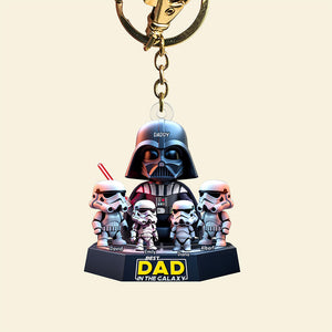 Galaxy Dad Keychain - Personalized Gifts For Dad 03xqqn180425-Homacus