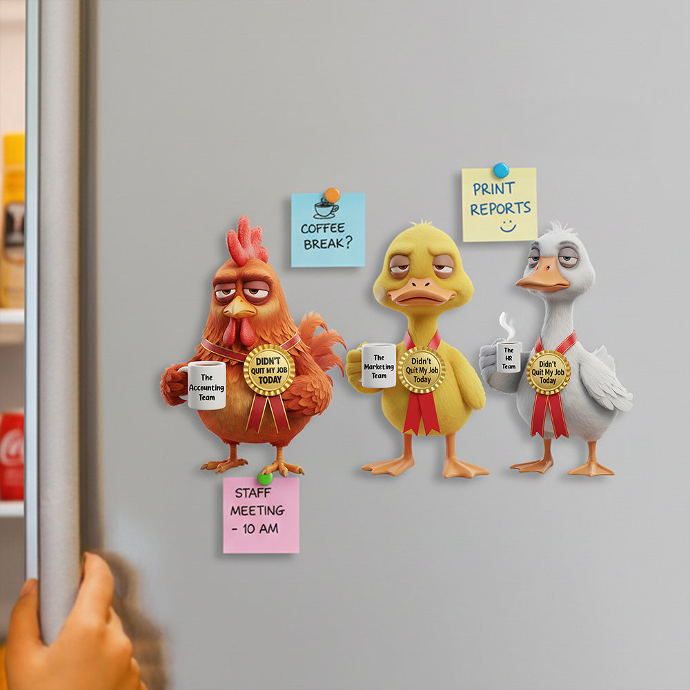 Committed Coworker Fridge Magnet Personalized Gifts For Coworkers 03NADT171125-Homacus