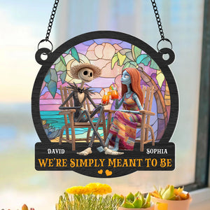 Nightmare Couple Suncatcher Ornament - Personalized Gifts For Couples 06TGTN280525-Homacus