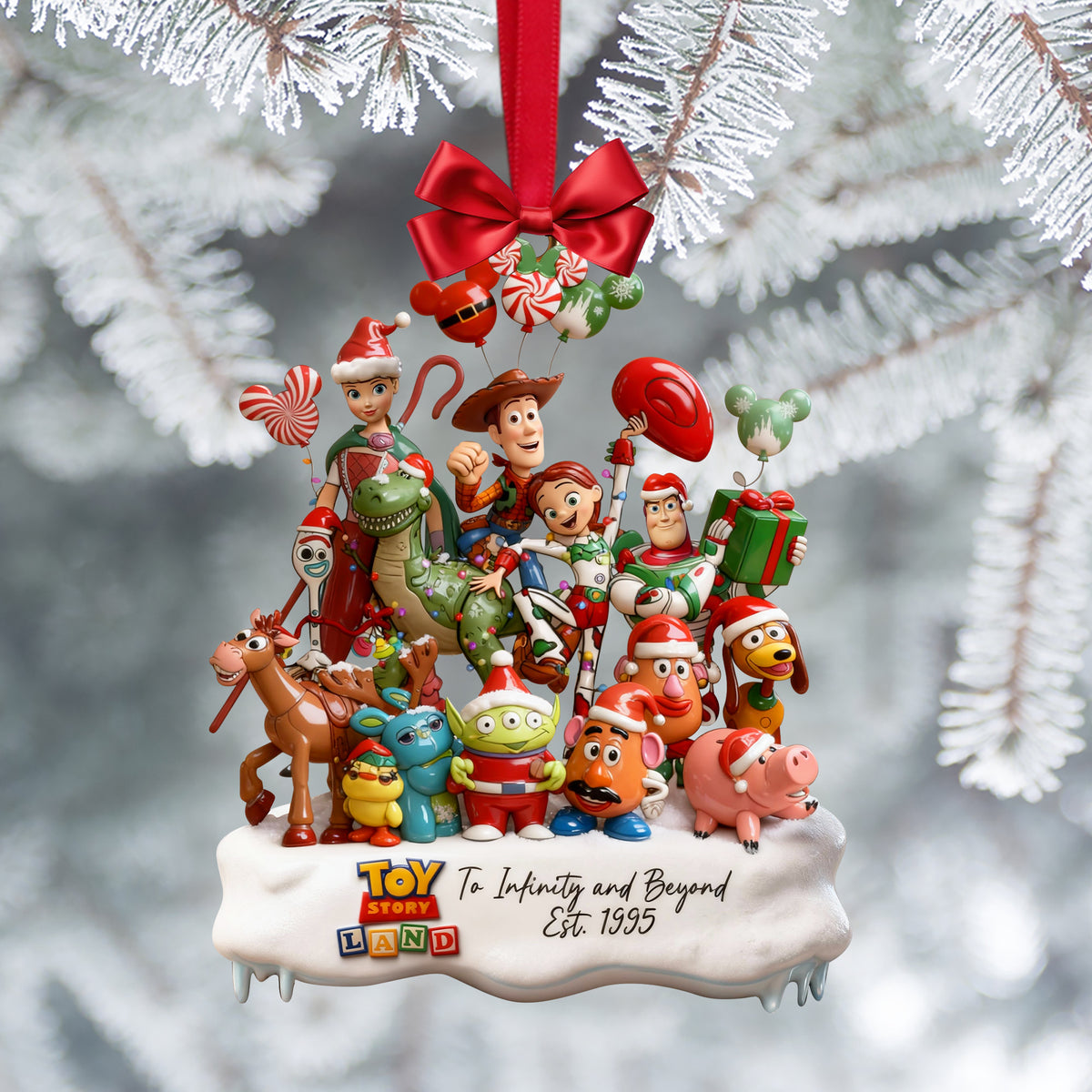 Cute Toy Gang Anniversary Ornament - Christmas Gifts For Movie Fans 02QHLU141025-Homacus