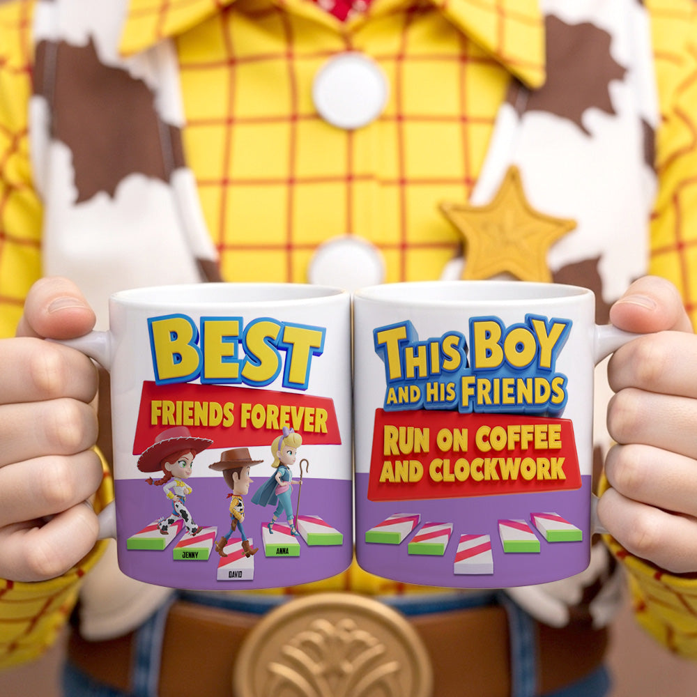 Personalized Gifts For Friend Coffee Mug, Toy Fans 01TGTN120625-Homacus