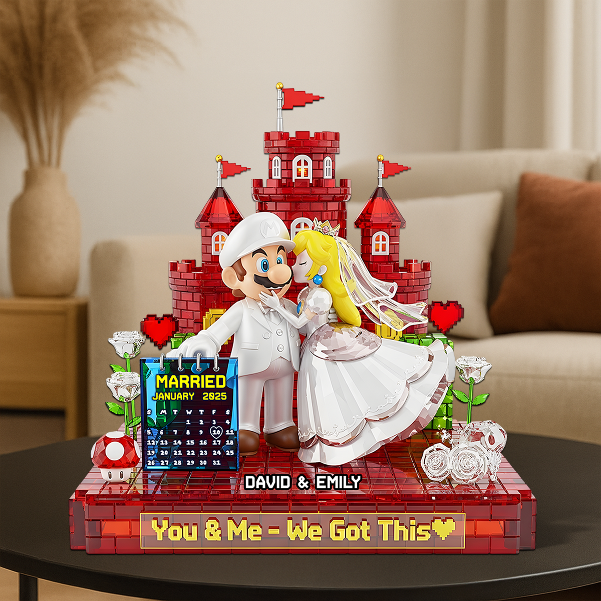 Couple Acrylic Plaque - Personalized Gifts For Couple 04TGPU170625-Homacus