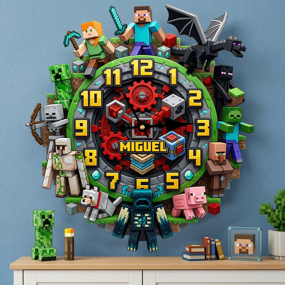 Adventure Wall Clock Personalized Unique Gifts 02NATN140326-Homacus
