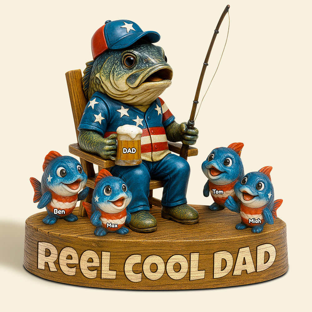 Fishing Dad Acrylic Plaque Personalized Gifts For Dad 01XQDT180425-Homacus