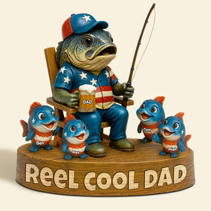 Fishing Dad Acrylic Plaque Personalized Gifts For Dad 01XQDT180425-Homacus