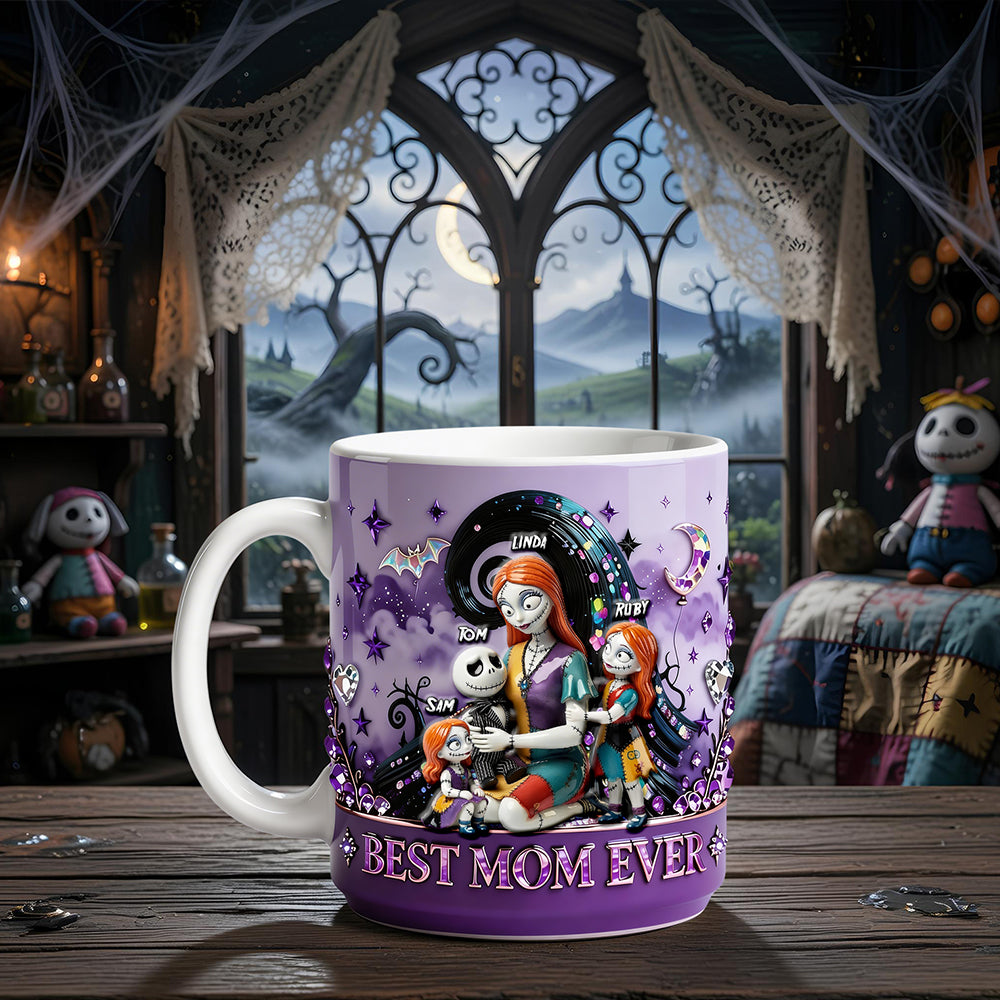 Spooky Queen Family Coffee Mug - Personalized Gifts For Mom 02OHDT100426-Homacus