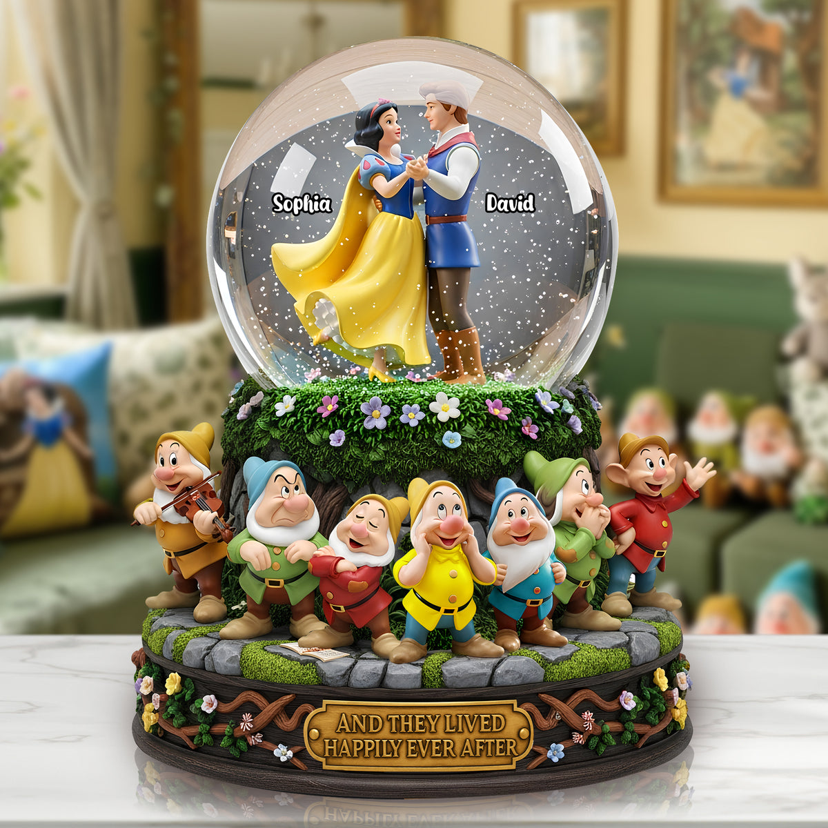 Fairy Tales Couple Acrylic Plaque Personalized Gifts For Couple 03TOLU170625-Homacus