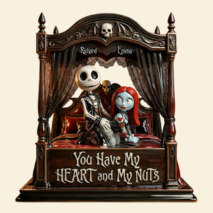 Funny Couple Acrylic Plaque - Personalized Gifts For Couple 05TGDT300126-Homacus