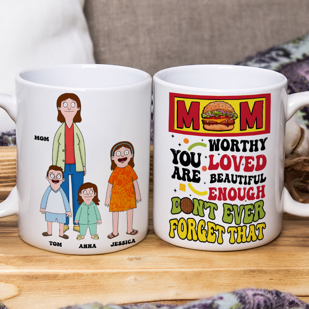 Personalized Gifts For Mom Coffee Mug Don't Ever Forget 03TODT100325HG-Homacus