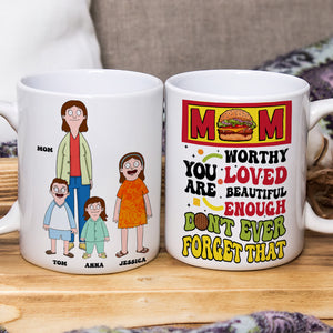 Personalized Gifts For Mom Coffee Mug Don't Ever Forget 03TODT100325HG-Homacus