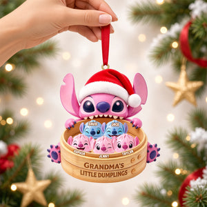 Grandma's Adorable Grandkids Christmas Ornament - Personalized Gifts For Grandma 02OHTN051026-Homacus