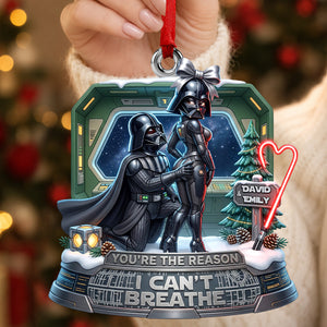 Dark Love Ornament, Personalized Gifts For Couple 04qhdh170926