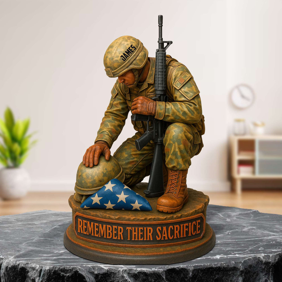 Remember Sacrifice Acrylic Plaque Personalized Gifts For Veteran 05TOTN300525-Homacus