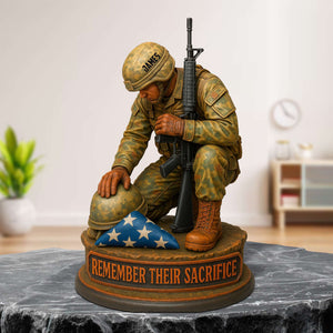 Remember Sacrifice Acrylic Plaque Personalized Gifts For Veteran 05TOTN300525-Homacus