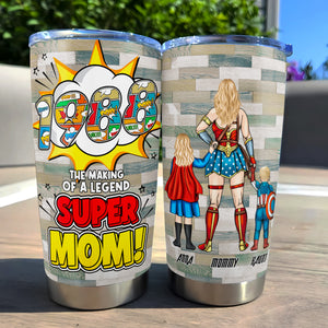 Personalized Gifts For Mom Tumbler Super Mom 03ohlu050325pa-Homacus